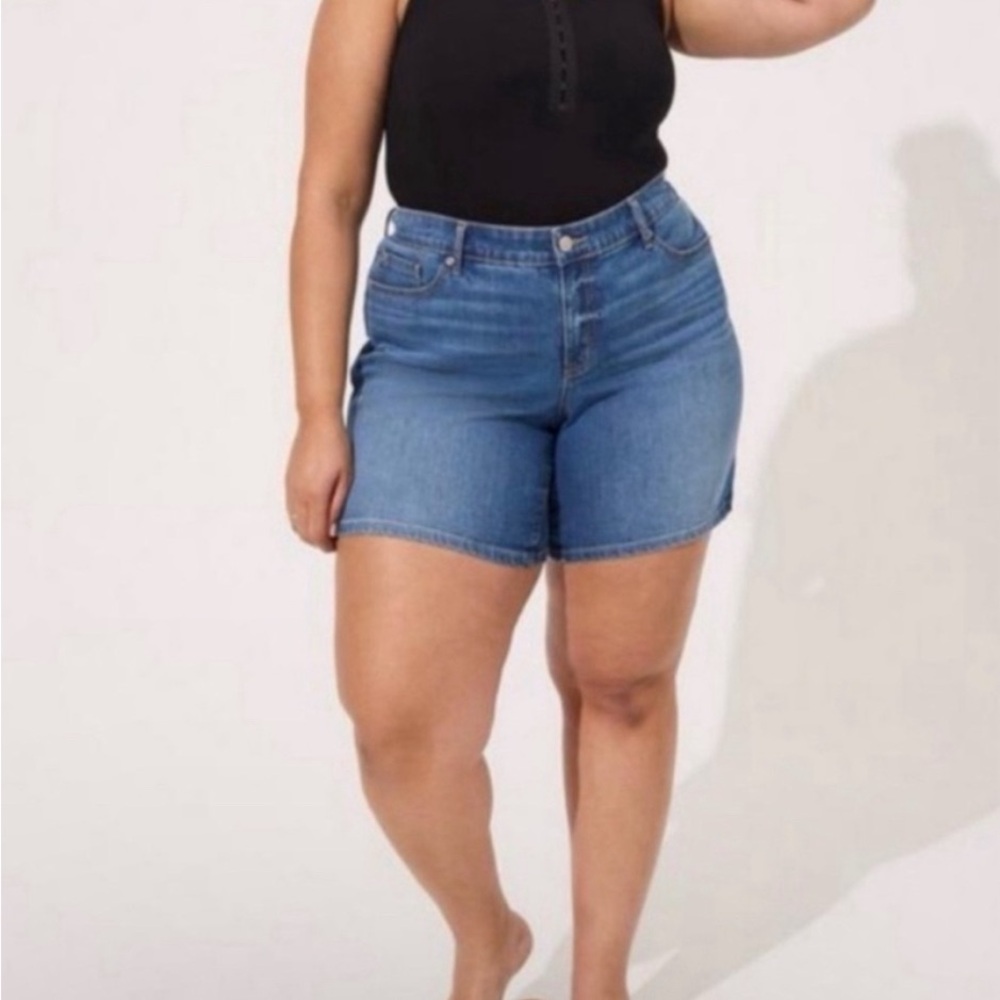 🆕 Black Rib Scoop Neck Hook And Eye Tank Top 1 1X 14 16 NWT Torrid New! - Picture 3 of 5